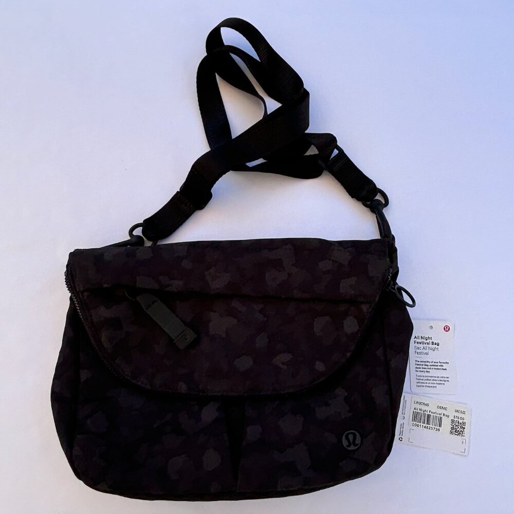 Lululemon All Night Festival Bag - Black Camo